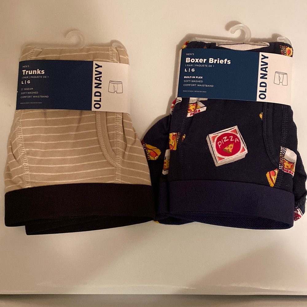 Old Navy Boxer Briefs NEW Size Large